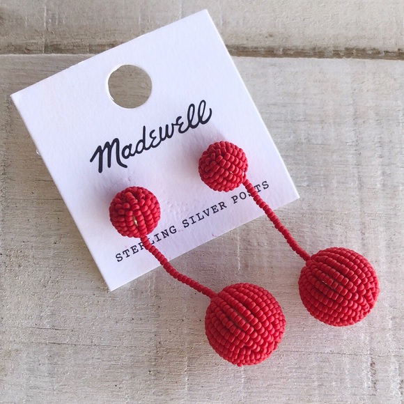 Madewell beaded party earrings - Picture 2 of 4